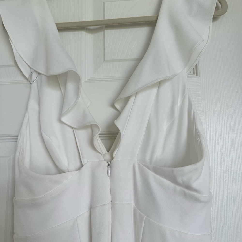 David’s Bridal Ruffled V Tank Dress - Picture 5 of 5